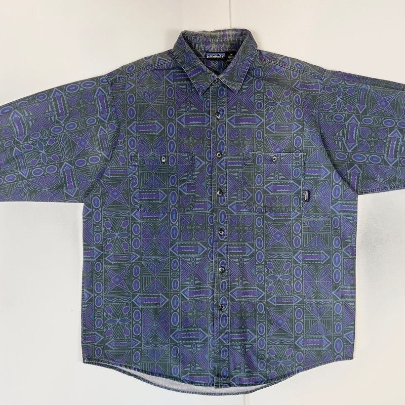 レア 90s PATAGONIA “Totem” Long sleeve shirts 長袖シャツ