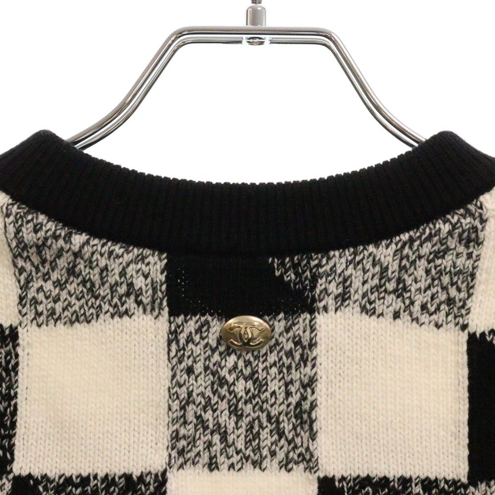 CHANEL (シャネル) ココボタン カシミヤ ニットベスト