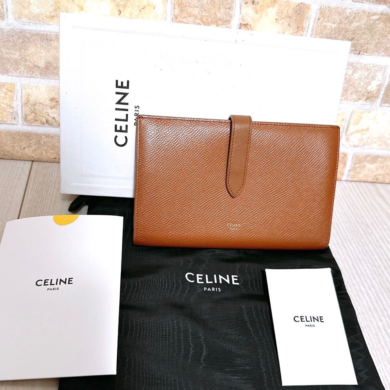 美品 CELINE セリーヌ コンパクトウォレット 2つ折り財布 美品