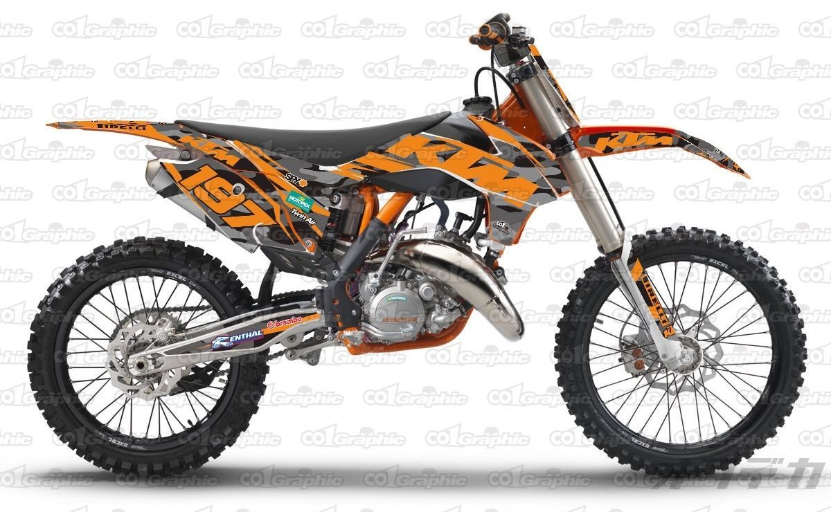 2014-2016 KTM EXC EXCF XCW XCFW デカール ステッカー フル