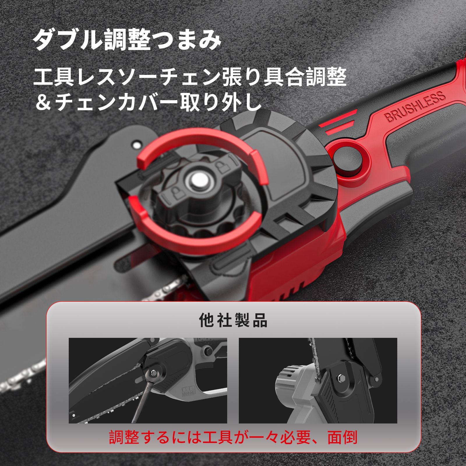 コードレス ブラシレスモーター