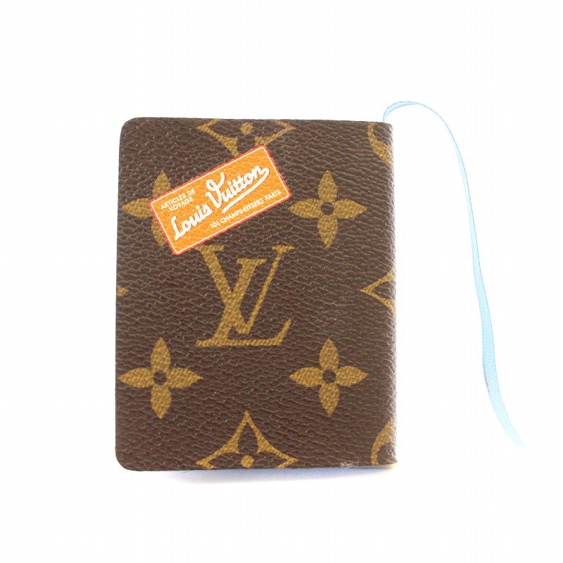 ルイヴィトン LOUIS VUITTON モノグラム ミニカルネ ジュール メモ帳 総柄 茶 DF0118 |MM SH OF