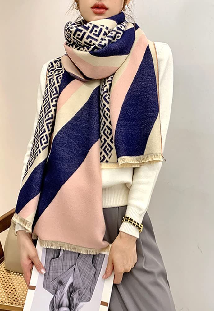  まもなく終了 厚手 大判 マフラー ストール スカーフ ビンテージ レディース ショール Euyqs マフラー キッズファッション小物