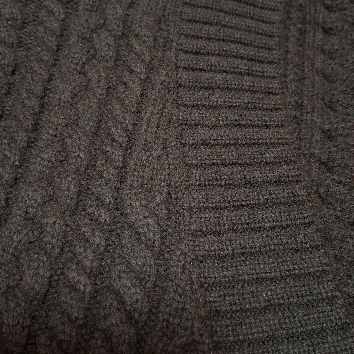 yori ブラウン ケーブルニット カーディガン 36 【公式通販】