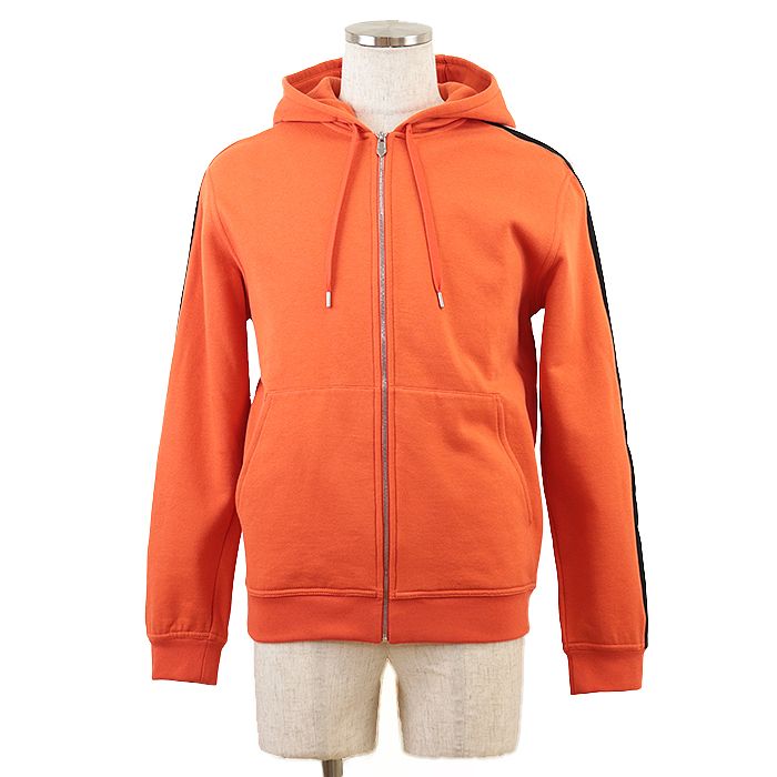 エルメス フーデッドジップアップパーカー XL エルメスオレンジ 定価20