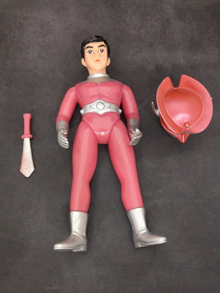 ブルマァク ブルマァクの怪獣シリーズ レッドマン レッドマン面脱着可 二期版 レッド剣付き 300 mm