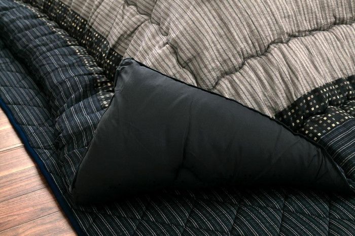 和モダン こたつ布団 掛敷セット 長方形 ブラック 約205×345cm 1151240030501 MARWIL-DEMENAGEMENTS_CH