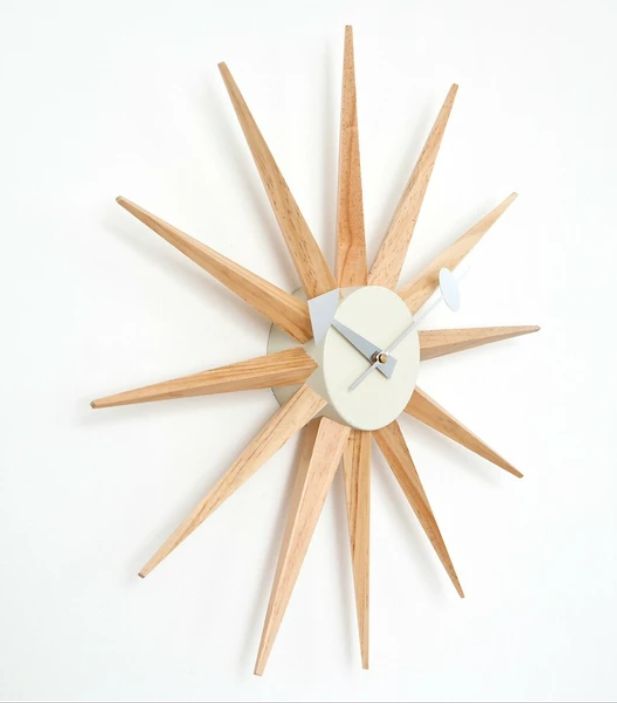 箱無し ジョージネルソン サンバーストクロック ナチュラル NEXPOTALLINN_EU