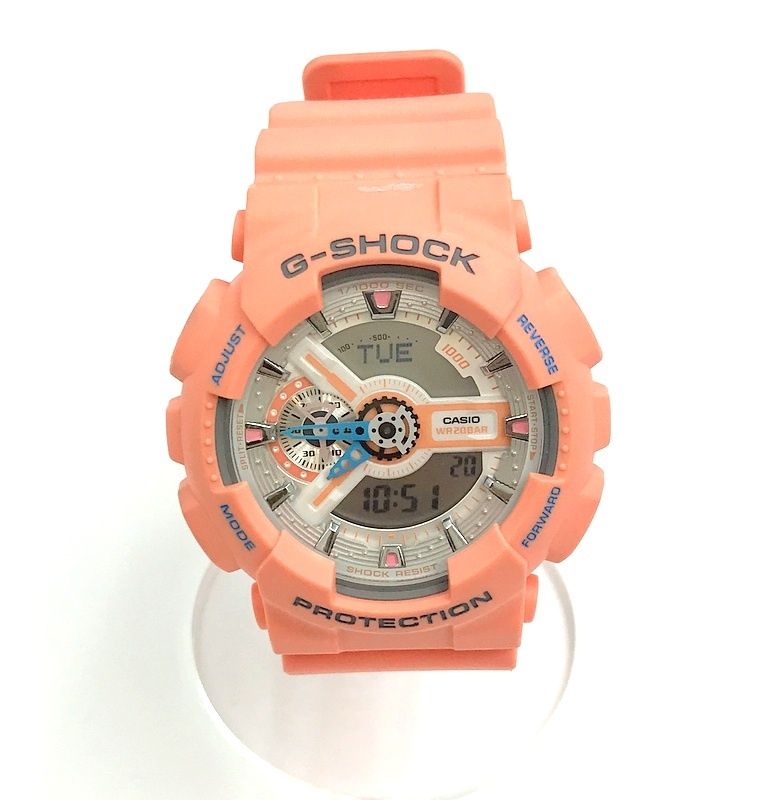 G-SHOCK CASIO 腕時計 GA-110DN 時計 メンズ デジタル サーモンピンク 
