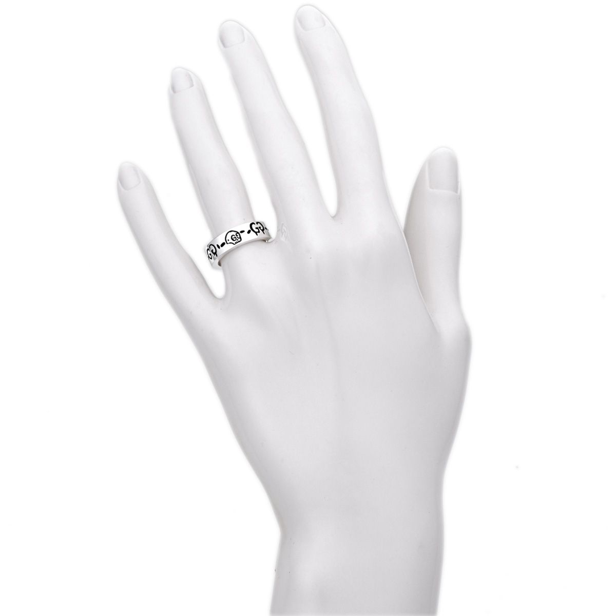 グッチ GUCCI 477339-J8400-0701 14号 グッチゴースト エングレー