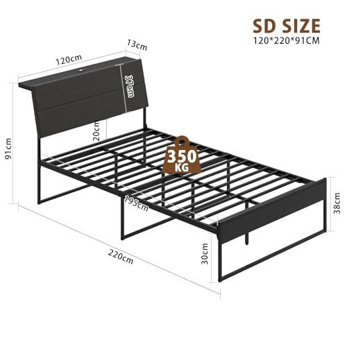 在庫処分 広めの多機能宮棚 照明-コンセント内蔵 高耐荷重350kg ソファのようなセミダブルベッド ファブリックベッド 傾斜があるヘッドボード 30cmの床下収納スペース アイボリーブラック ソフトパッド付き 布張りベッドフレーム Naotico WWW_KANDAIZUMI_COM