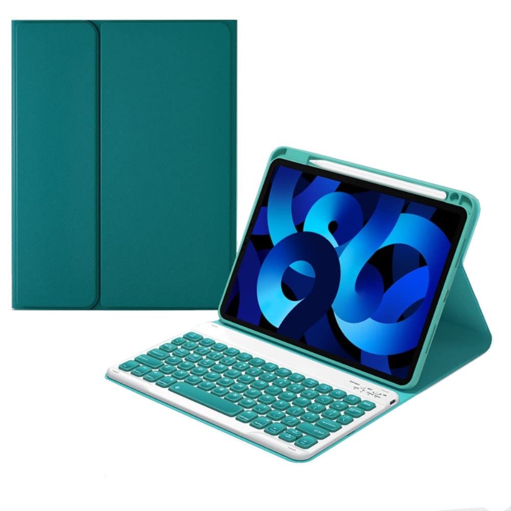 Bluetooth マグネット 分離式 カバー キーボード付き 10.5 キーボード キーボード 10.2 iPad iPad 入力しやすい 球状くぼみ 収納 Pencil 深緑 Apple ケース iPadPro10.5 iPadAir3 第7世代 第8世代