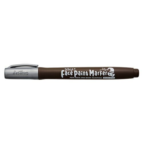 まとめ シャチハタ フェイスペイントＭ 筆 シルバー ブラシタイプ KFFMF-S ×50セット