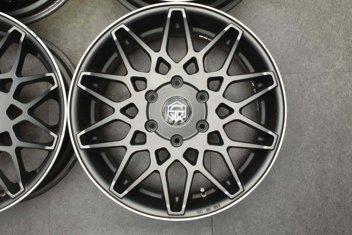 タイヤ・ホイール t ace コンケイブデザイン】T-STYLE DESIGN GRENADE TS-M18 18in 8J+38