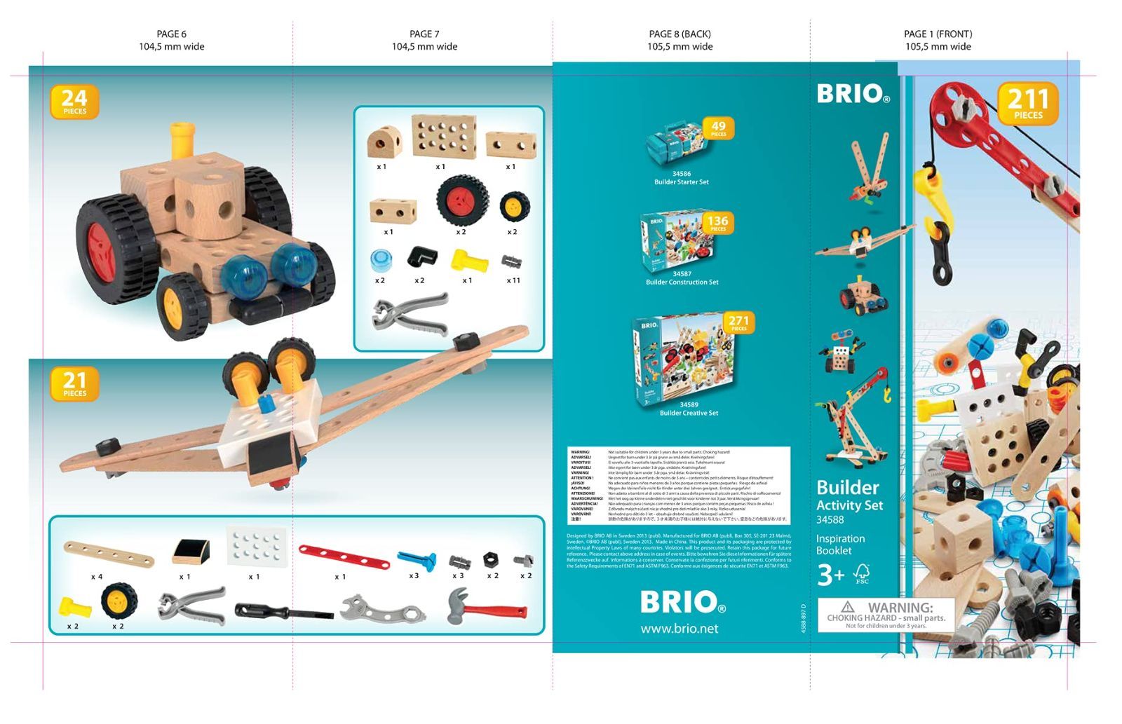 BRIO (ブリオ) ビルダー アクティビティセット [全210ピース] 対象年齢