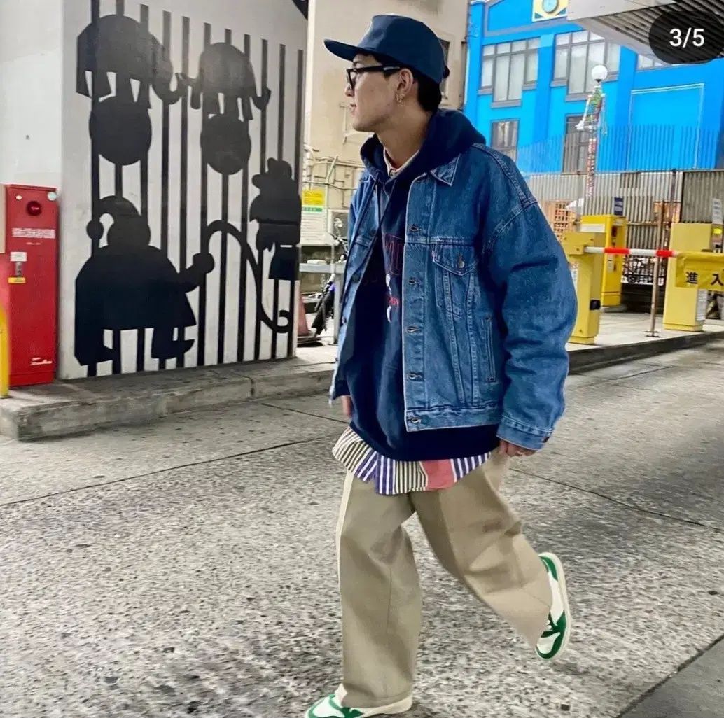 【雷市場（ポンジャン）商品韓国直送】 90s LEVI'S(リーバイス) 70507 Big Trucker トラッカー 3 世帯