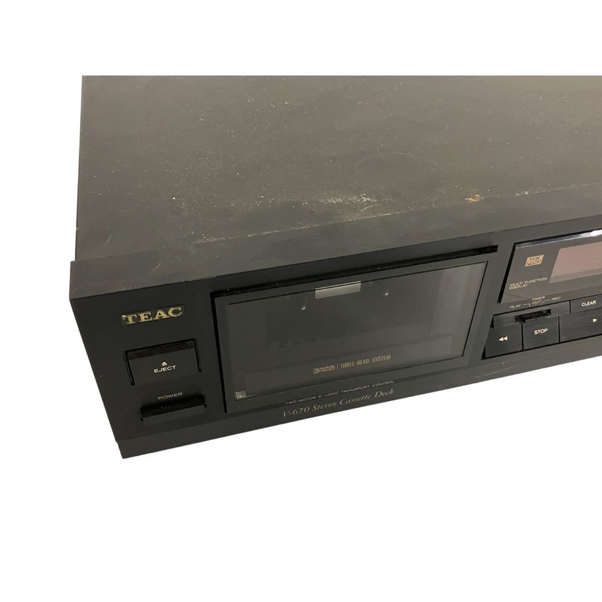 TEAC V-800X カセットデッキ 動作確認済み　ジャンク TEAC V-800X カセットデッキ 動作確認済み ジャンク TEAC V-800X