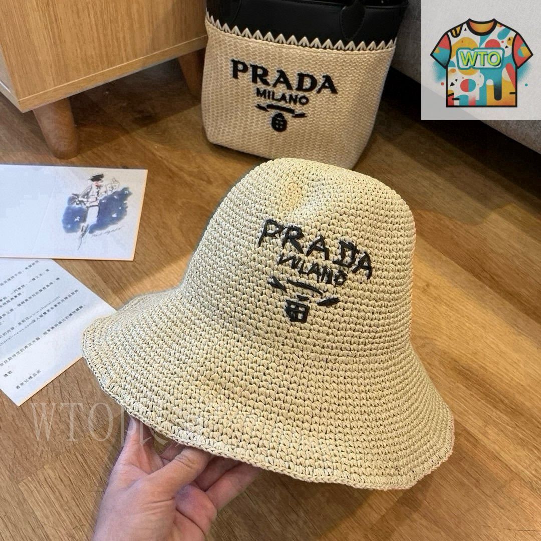 極美品 PRADA ストローハット 極美品 PRADA ストローハット（極美品 PRADA ストローハット）