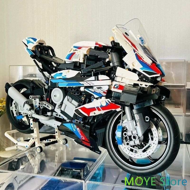LEGO レゴ互換品 BMW M1000RR ブロック オートバイ 車おもちゃ モデル 1920pcs おもちゃ 玩具 知育玩具 男の子 女の子 子供 組み立て 学習玩具 クリスマス プレゼント 入学 お祝い