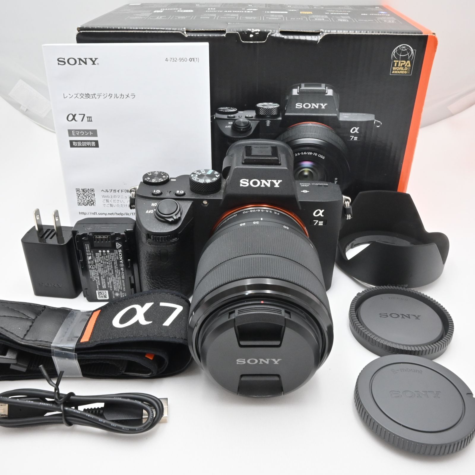 極上品！SONY フルサイズミラーレス一眼カメラ α7III ズームレンズ