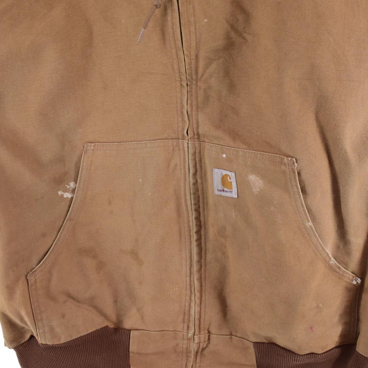 古着 カーハート Carhartt アクティブジャケット ダック地フルジップ