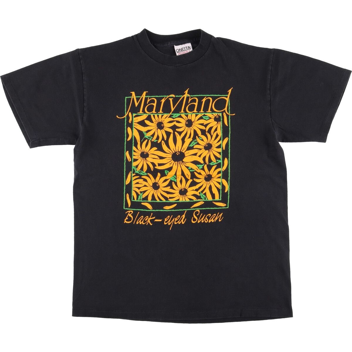 古着 90年代 オニータ ONEITA 花柄 プリントTシャツ メンズM相当 ヴィンテージ|eaa541602