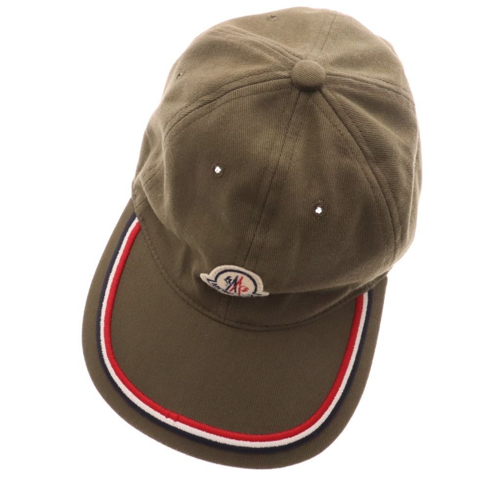 □ モンクレール ベースボールキャップ 帽子 ロゴ ワッペン メンズ