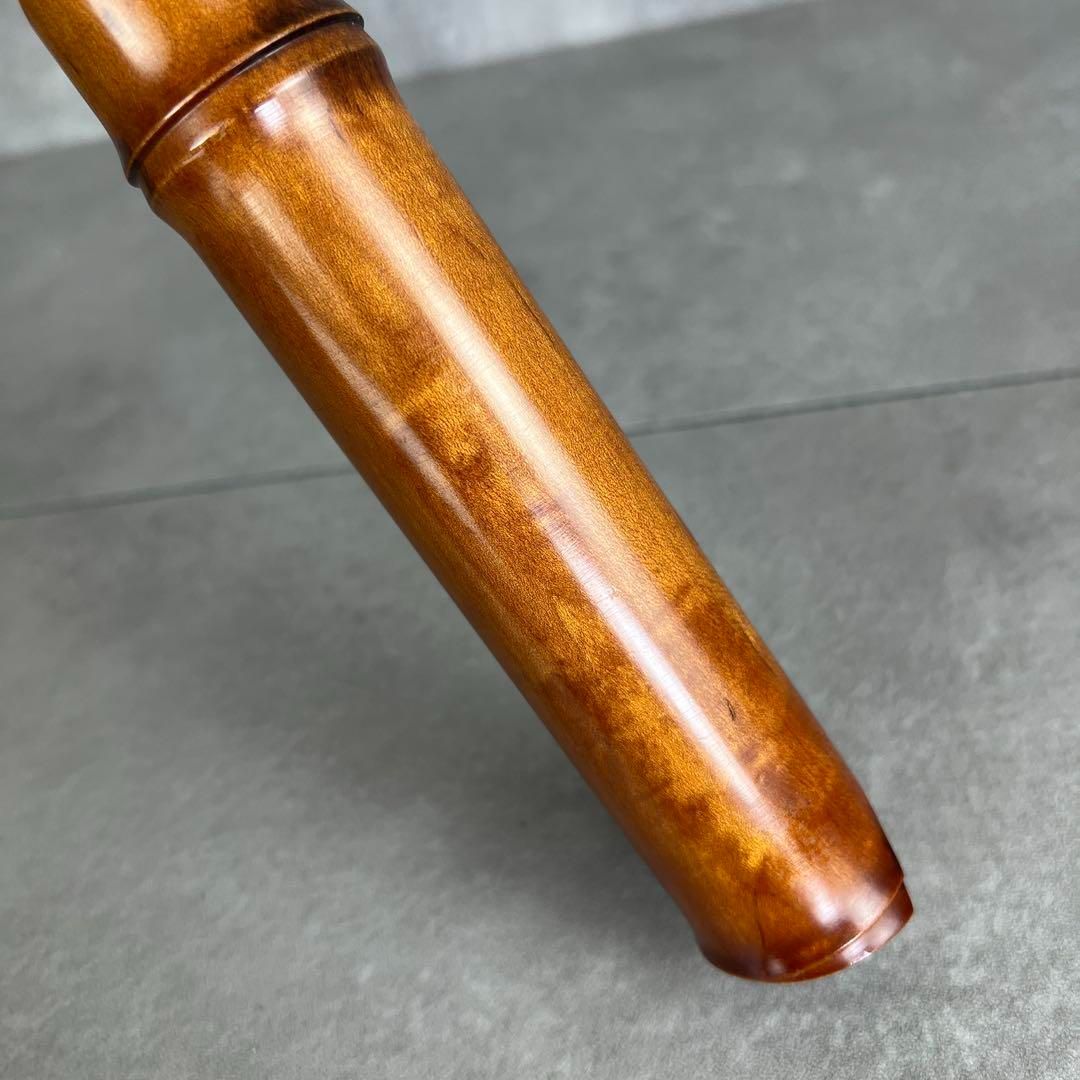 尺八 琴古流　バチ型　朱塗　木製　1尺4寸　全長約42.5cm 279g 尺八 琴古流 バチ型 朱塗 木製 1尺4寸 全長約42.5cm 279g