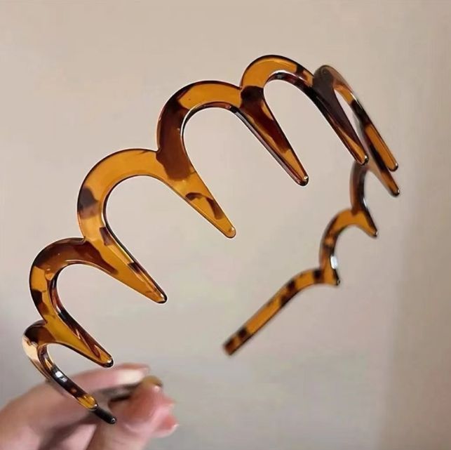 波カチューシャ洗顔歯付き滑り止めカチューシャカチューシャ女性U字カチューシャ