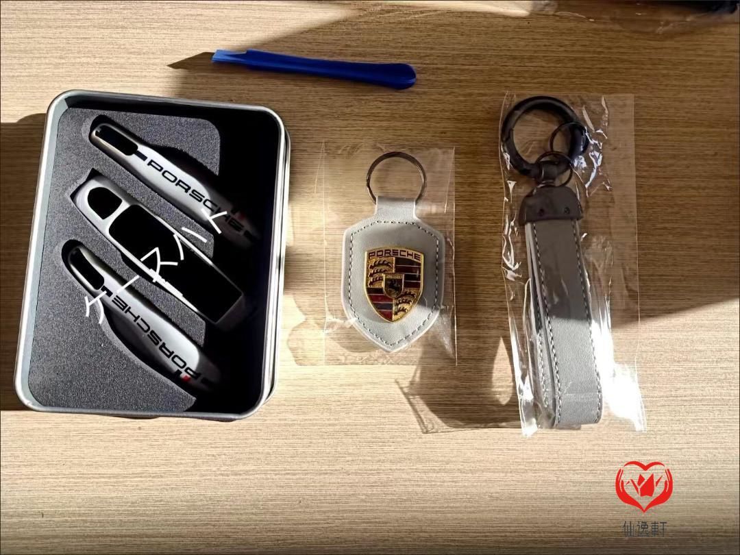 ポルシェ キーケース キーホルダー 3点セット ポルシェ純正品 キー