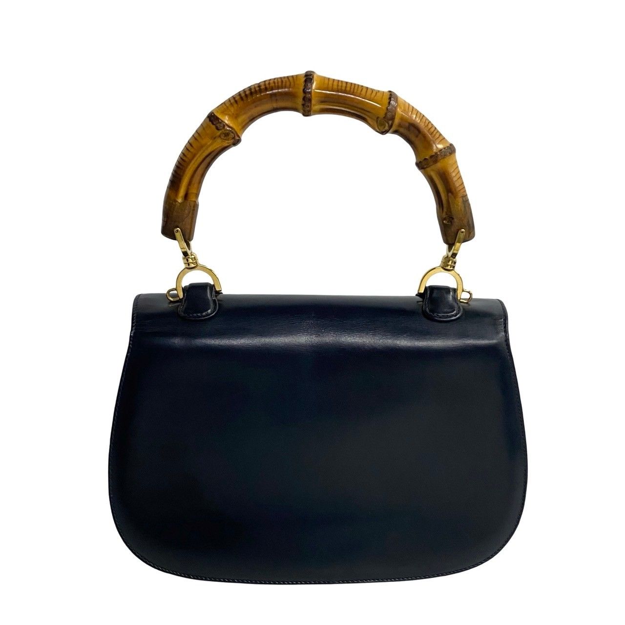 ほぼ未使用 鏡付 GUCCI グッチ オールドグッチ ヴィンテージ バンブー