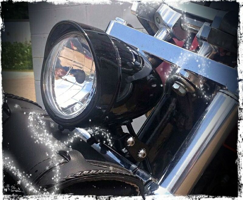 バイザースタイル ブラック ハロゲンヘッドライト