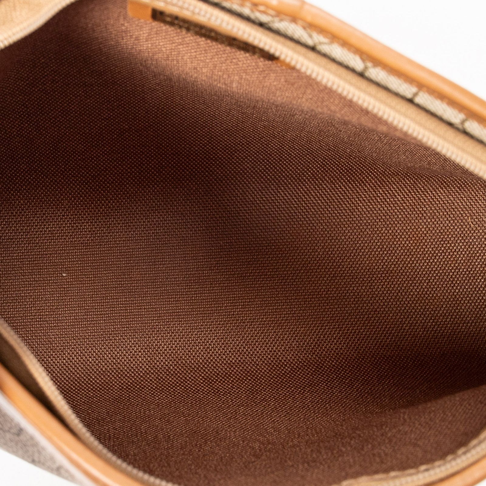 DIOR ディオールヴィンテージジップクラッチバッグベージュ ブラウンハニカムPVCキャンバスA NEXPOTALLINN_EU