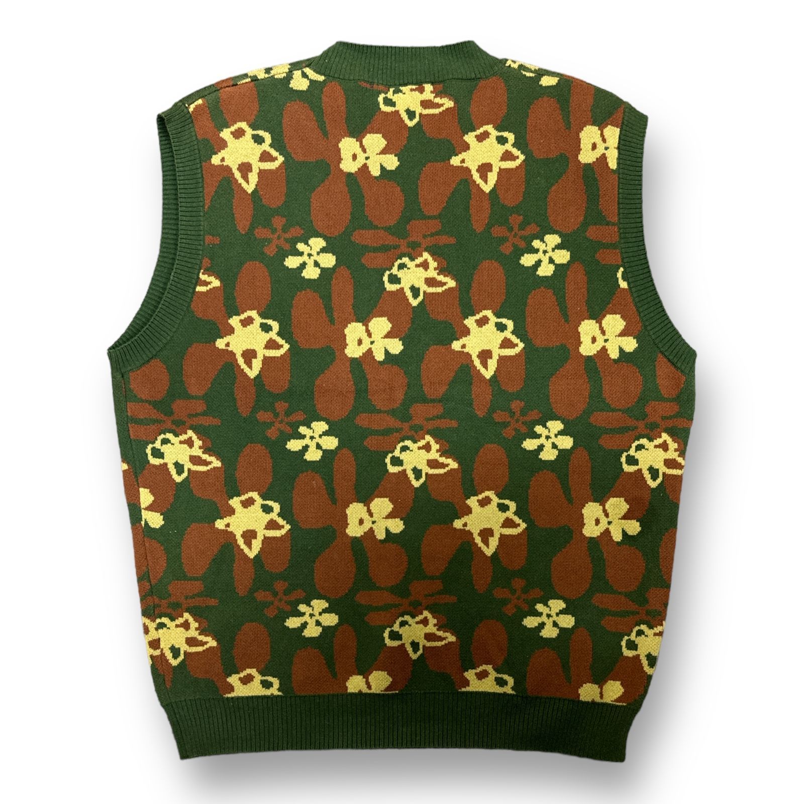 定価19800円 TTT MSW 23SS Flower Camo Knit Vest フラワーカモ ニット 