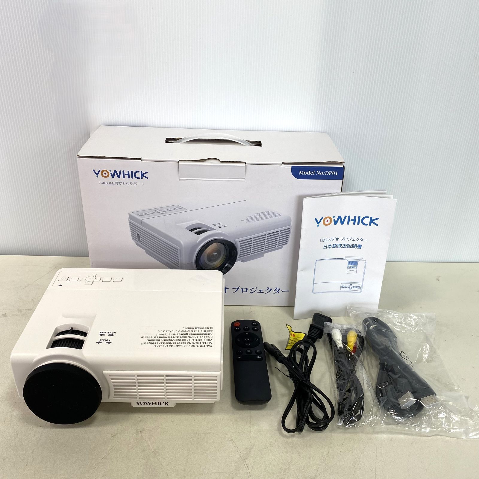 yowhick LDCビデオプロジェクター 新品未使用 Amazon | 【令和6年11月最新電動フォーカス＆低騒音＆100