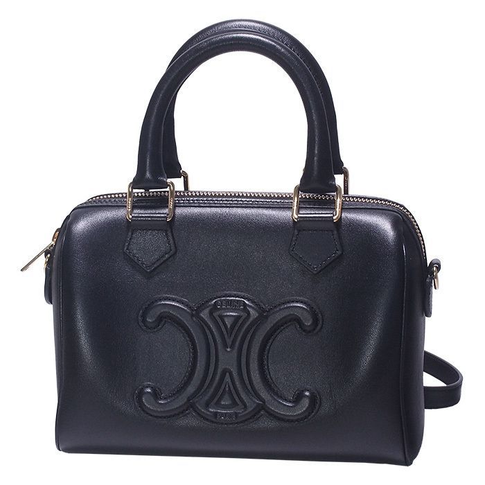 セリーヌ CELINE スモール ボストン 2WAY バッグ 113773DU3.38NO ブラック スムースカーフスキン