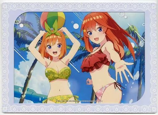 中古】紙製品 B.四葉＆五月 「フラットガシャポン 映画 五等分の花嫁