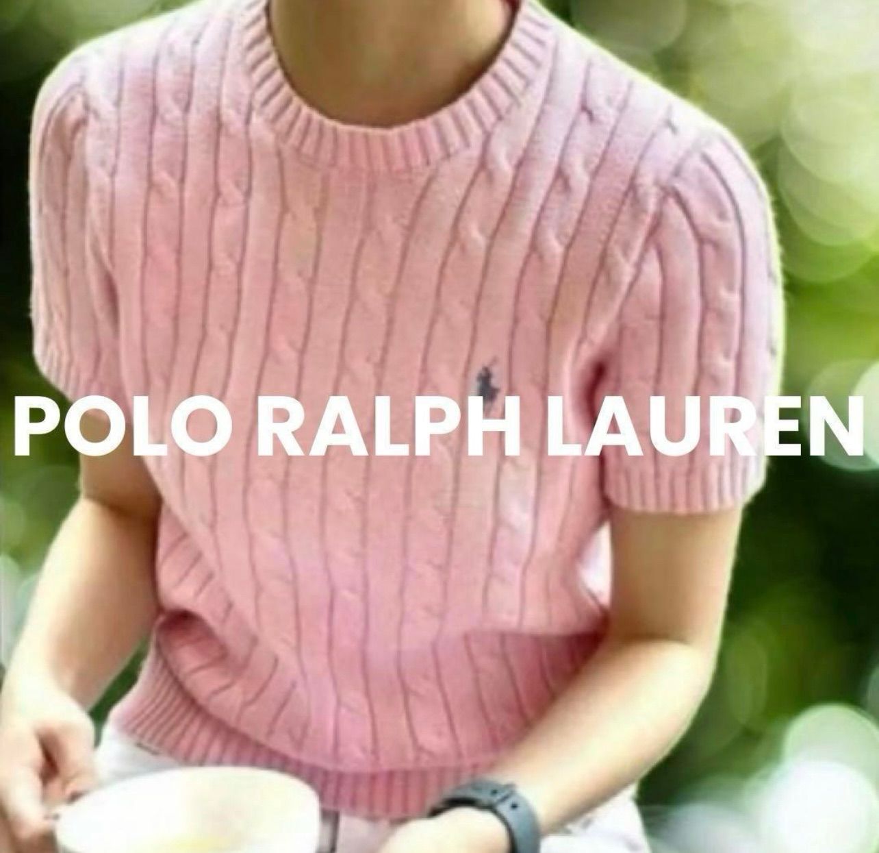 Polo Ralph Lauren/ポロ ラルフ ローレン 半袖ケーブルニット