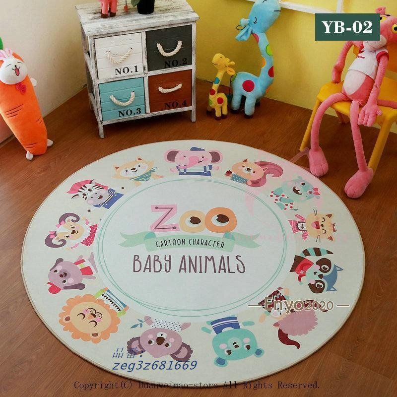 ラグ カーペット プレイマット マット 円形 CARPET 絨毯