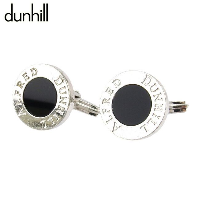 ダンヒル カフス カフリンクス メンズ スウィヴル式 ロゴボタン