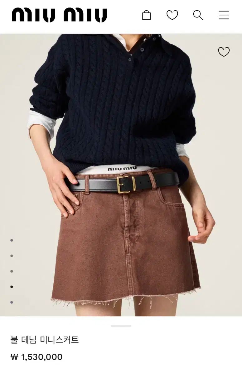 MIU MIU(ミュウミュウ) スカート ( 36 サイズ 優*ひ様 ミュウミュウ