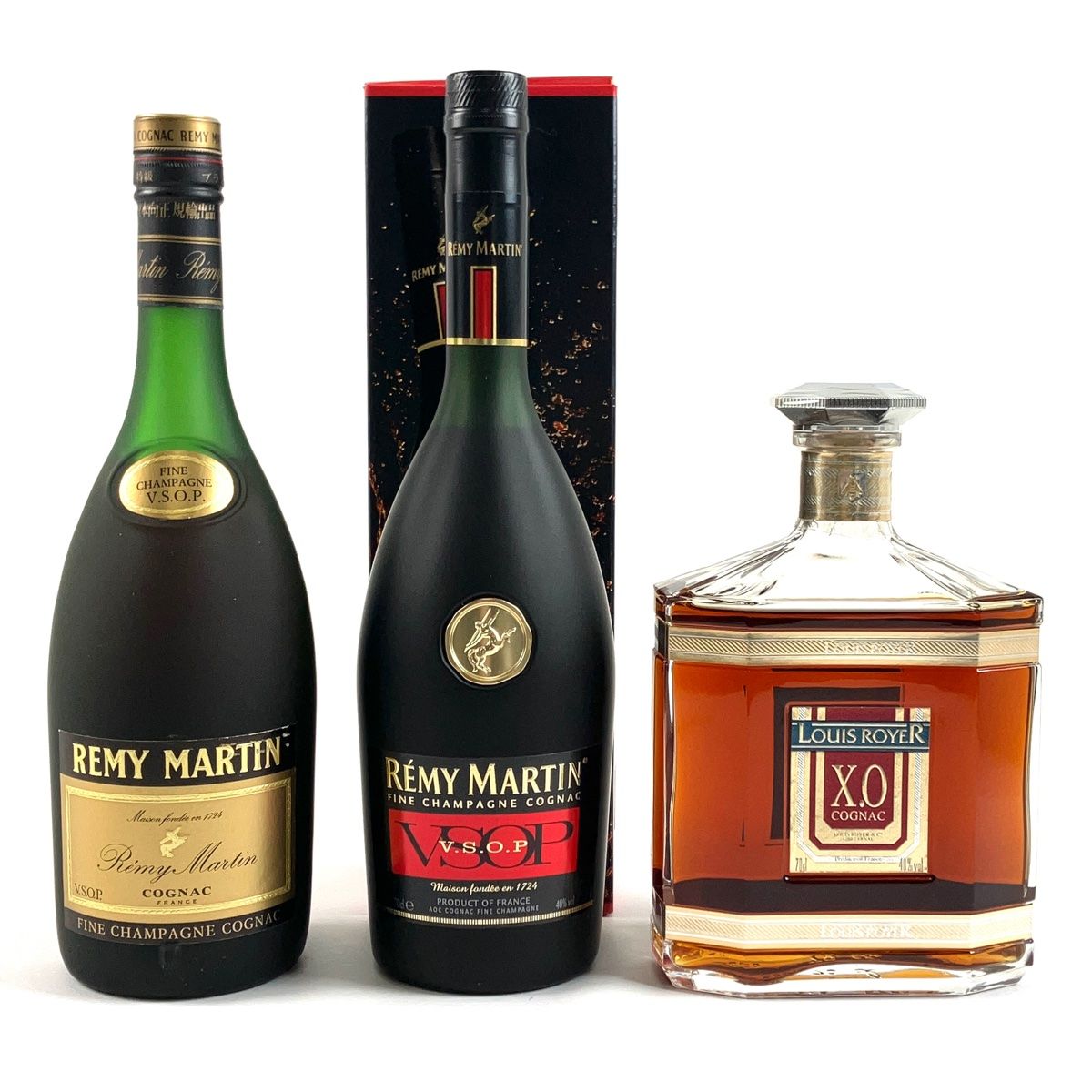 古酒レミーマルタン・モネ レミーマルタン3本セット 3本セット 未開栓・暗