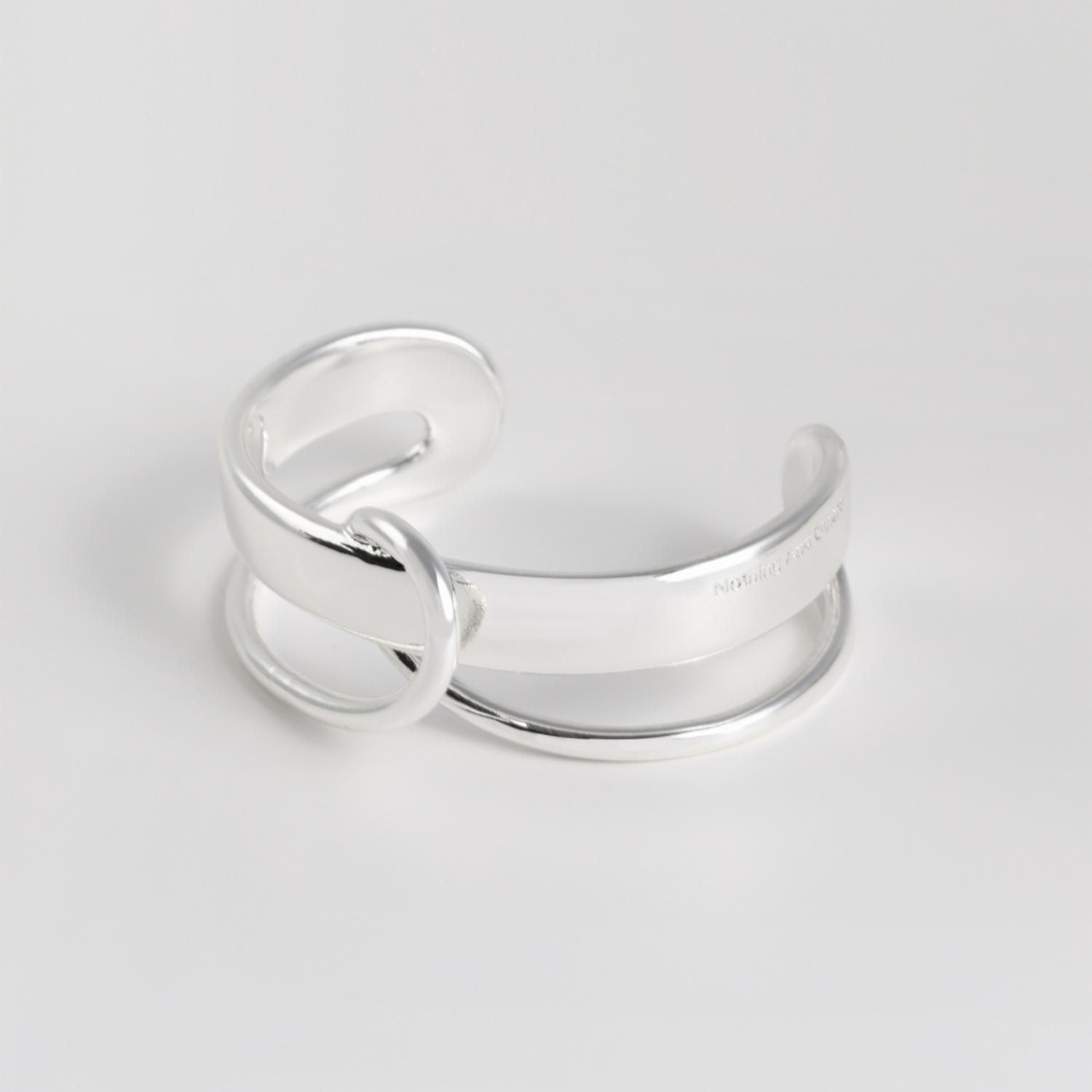 Nothing And Others ボーンバングル シルバー ワイド 新品 Nothing And Others Bone Bangle | MONONE.