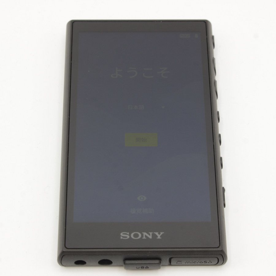 美品】SONY WALKMAN NW-A107-BM 64GB ハイレゾ音源対応 ポータブル