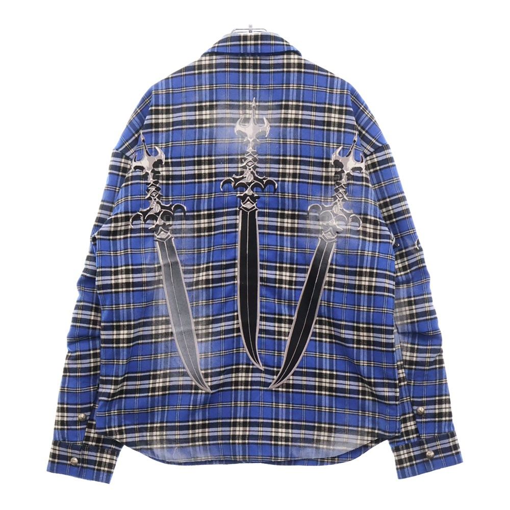 THUG CLUB (サグクラブ) ARAB SWORD FLANNEL SHIRT アラブ