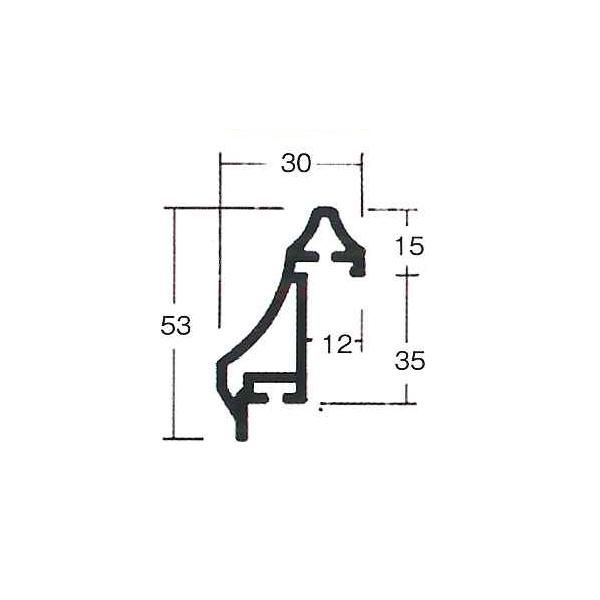 油絵用 アルミ額縁 仮縁 6556（菊型） M3号 ステン ( シルバー系 ) - メルカリ