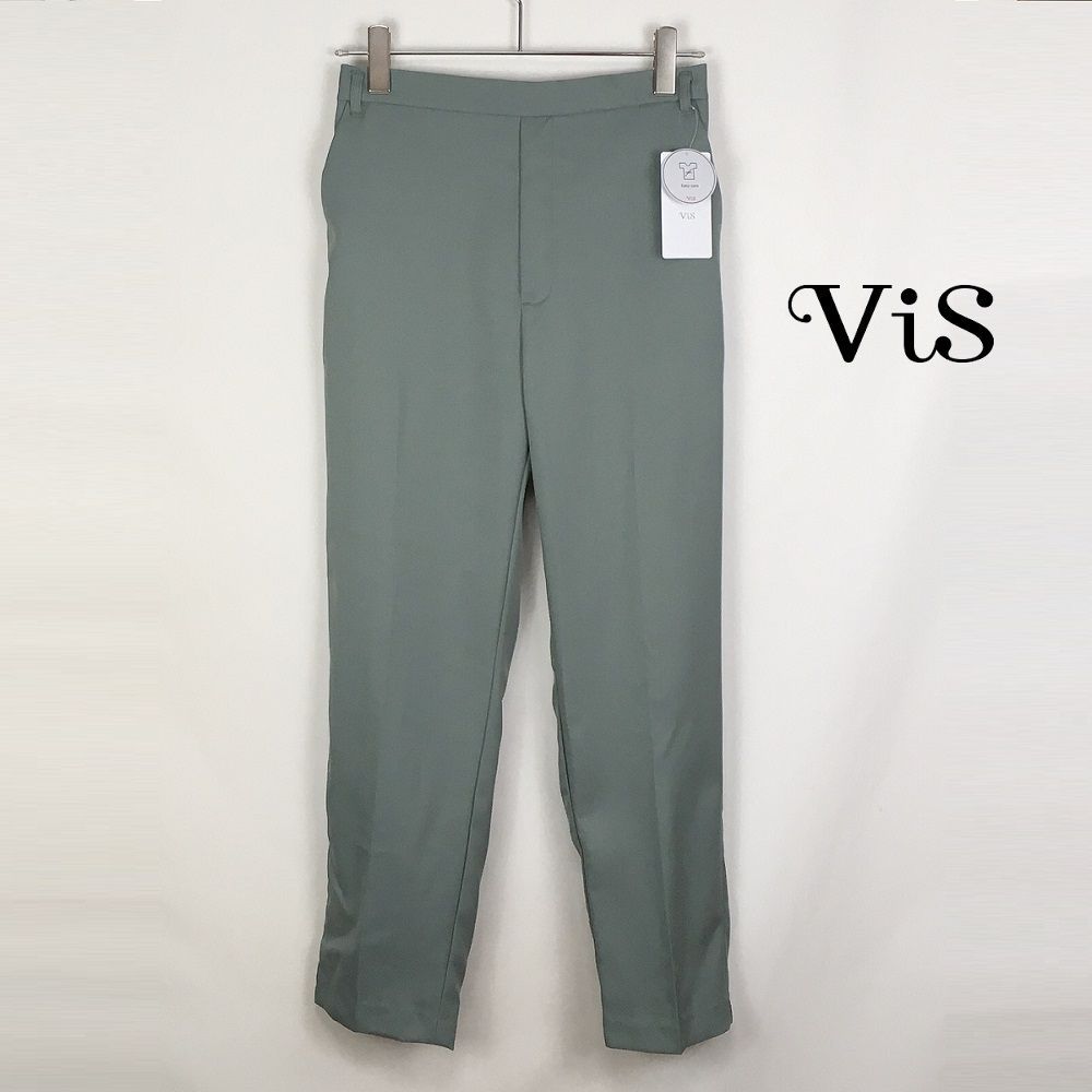 新品タグ付き】 ViS リラックステーパードパンツ - mikumari closet