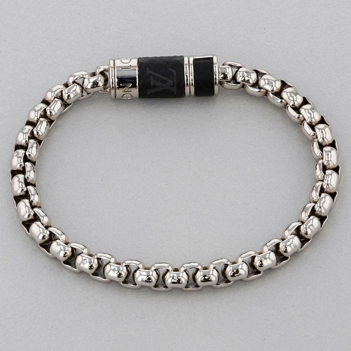 中古】 LOUIS VUITTON （ルイヴィトン） ﾌﾞﾚｽﾚｯﾄ・ﾁｪｰﾝ ﾓﾉｸﾞﾗﾑ