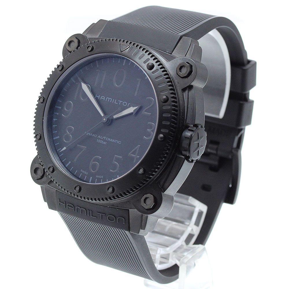 ハミルトン HAMILTON H785050 カーキ ビロウゼロ 自動巻き メンズ _914671