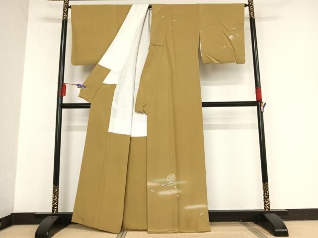 平和屋着物○十日町友禅作家 岡村蒼風 訪問着 糸車 暈し染め 正絹 逸品